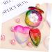 minkissy 10 Pcs Colorful Crystal Cup Nail Tips for Acrylic Nails Professional Monomer Dappen Dishes Nail Art Cup Nail Art Dappen Dish Acrylic Nail Brush Glass Storage Box Liquid - Buy Online on GoSupps.com