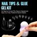 Tomicca 120 PCS Almond Gel Nail Tips with Glue Set Professional Quality Soft Gel Full Cover | Perfect for Nail Extensions | 10 Sizes - Buy Online on GoSupps.com