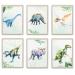 Meinbaby123 Dino Poster Kinderzimmer |Dinosaurs Poster 6 Set DIN A4 I pictures children's room boys |Dino decoration pictures children's room |Baby room decoration (dino poster set - 3)
