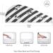 Black & White Striped Dog Pattern Quick Dry Hair Cap Set | Super Absorbent Towel & Button Headband | Soft Comfortable 2-Piece | International Shipping - Buy Online on GoSupps.com