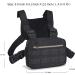 Outdoor Water Resistant Chest Bag For Men  Tactical EDC Chest Pack With Built-In Phone Holder  Lightweight Utility Chest Rig Pouch For Workouts  Running  Cycling  Hiking Black - Buy Online on GoSupps.com