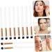 Healeved 10pcs Makeup Brush Makeup Eye Brush Eye for Makeup Concealer Brush White Wooden Handle - Buy Online on GoSupps.com