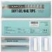 Tomicca Almond Short Nail Tips - 240 Pieces Gel & Acrylic Full Cover Pre-shaped Half Matt Tips in 15 Sizes - Buy Online on GoSupps.com
