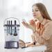 Automatic Cosmetic Brush Cleaner | Automatic Cosmetic Brushes Cleaner - Automatic Spinning Make Up Brush Cleaner for Makeup Brushes Eggs Sponges Purple - Buy Online on GoSupps.com