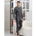 COLORFULLEAF Men's Cotton Thermal Union Suit Onesie Base Layer - Dark Grey (Large) - Buy Online on GoSupps.com