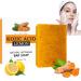Turmeric Soap - Kojic Acid Soap - Tumeric Soap Bar - Dark Spot Corrector Remover - Body & Face Kojic Acid Soap Bar - Natural Handmade Soap for Acne Dark Spots Smooth Skin