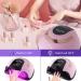 268W UV LED Nail Dryer for Gel Polish | 57 Dual Light Beads, 4 Timer Settings, Auto Sensor - Buy Online on GoSupps.com