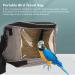 ASHATA Bird Travel Bag - Portable Transparent Bird Carrier for Cockatiels, Parakeets & Small Birds (Grey) - Buy Online on GoSupps.com