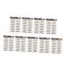 FRCOLOR 9 Sheets Waterproof Eyebrow Stickers Eyebrow Tool Imitation Eyebrow Sticker Hair 3d Template 1 count (Pack of 1) Brown