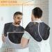Black Marble Beard Bib Apron - Ultimate Beard Hair Catcher for Men | Perfect Gift for Dad Husband | Father's Day Anniversary Christmas - Buy Online on GoSupps.com