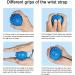 Adjustable Hand Balls for Exercise & Therapy (2 Pack) - Prevent Falling with Wrist Strap - 2 Resistance Levels for Stress Relief & Pain Relief - Kids, Elderly & Adults - Buy Online on GoSupps.com