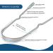 AYECONIC Stainless Steel Tongue Scraper for Adults & Kids - 2 Pack | Metal Design for Fresh Breath & Oral Hygiene - Buy Online on GoSupps.com