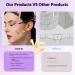 yanzisura Eyebrow Drawing Guide Silicone Eyebrow Template Brow Positioning Ruler Makeup Guide Tool Professional Quick Eye Makeup Tool Pink - Buy Online on GoSupps.com