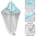 Dragonfly Pattern Dry Hair Cap & Quick Drying Towel Set | Super Absorbent & Comfortable | 2 Piece with Button Headband - Buy Online on GoSupps.com