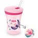 NUK Action Cup 230ml Chameleon Effect Bird (Pink) | Twist Lid, Soft Straw, Leak-Proof, BPA-Free | For Children 12+ Months - Buy Online on GoSupps.com