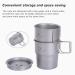Boundless Voyage 250ML Titanium Coffee Cup with Lid for Outdoor Camping - Buy Online on GoSupps.com