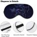 Sagittarius Zodiac Constellation Sleep Mask Eye Cover for Sleeping Blindfold with Adjustable Strap Blocks Light Night Travel Nap for Men Women - Buy Online on GoSupps.com