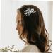 DOITOOL Zinc alloy wedding hair accessories headgear rhinestones flower hair comb the flowers bride hair comb bridal hair side comb Iron sheets wedding hair side comb hair - Buy Online on GoSupps.com