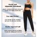 FULLSOFT Women's Sweatpants with Pockets - Black Joggers for Yoga, Workout & Running | Medium - Buy Online on GoSupps.com