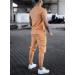 TZIISOA Men's Casual Short Sleeve Sweat Tracksuit Set - X-Large Orange - Buy Online on GoSupps.com