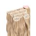 Lullabellz Super Thick Waist Length Wavy Clip In Hair Extensions 5-Piece 26-Inch Length Jet Black - Buy Online on GoSupps.com