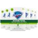 Safeguard Deodorant Bar Soap Washes Away Bacteria White with Touch of Aloe 3.2 Oz Bars (Pack of 6 total of 48 Bars)