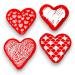 all-around24 hand warmer heating pad Firebag - hearts heart finger warmer heating pad heating pad waistband 4 pieces