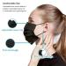 100PCS Black Disposable Face Masks | 3-Layer Filter Protection | Breathable Dust Masks with Elastic Ear Loop | for Men and Women - Buy Online on GoSupps.com