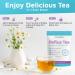 Calming Blends Acid Reflux Tea - Soothes Heartburn & Indigestion | Caffeine-Free Loose Leaf | 36 Cups - Buy Online on GoSupps.com