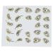 Vesdrtyr gold nail stickers Nail Art Stickers for Lady