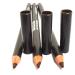3 Pcs x Italia Deluxe 1002 Dark Brown Ultra Fine Eye liner Pencil Eyeliner Set + Free ZipBag  Full Size