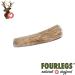 Fourles Natural Kausnack for Dogs - 100% Deer Antlers Dental Care Chew Toy Size M (1 Piece) - International Shipping Available - Buy Online on GoSupps.com