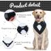 Kuoser Dog Bandana Neckerchiefs for Big Dogs - Christmas & Fly Resistant Black XS Cloth - Buy Online on GoSupps.com