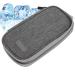 Insulin Cold Storage Bag - Waterproof Portable Cool Bag for Patient Care | Black Bottom Red Flower Design | Imported Oxford Cloth Material | Grey Color - Buy Online on GoSupps.com