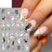 Halloween Nail Art Stickers - 6PCS Self-Adhesive Cute Decals | Bat Pumpkin Spider & Ghost Designs for Women & Girls - DIY Decoration Supplies - Buy Online on GoSupps.com