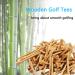Zivisk Wooden Golf Tees 3-1/4" 2-3/4" 2-1/8" 1-1/2" Available 100 Count Bamboo Tee Golf (Natural Color White Black Green Blue Red Pink) 2 3/4 inch Natural Color - Buy Online on GoSupps.com