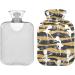 NAANLE Christmas Ballet Dancer Heat Bottle - 1L Transparent Warm Water Bottle for Hand & Foot Therapy | Pain Relief & Bed Warmer - Buy Online on GoSupps.com