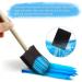 100 Pack 2 Foam Paint Brushes with Wood Handles - Perfect for Stains, Varnishes, Acrylics, Crafts & Art - Buy Online on GoSupps.com