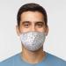 Three-Layer Ergo Face Masks | Washable & Reusable Cotton Cover | Soft Comfort | Diamond White/Gray | Size M/S - Shop Now! - Buy Online on GoSupps.com