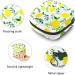 Yellow Lemon Sanitary Napkin Storage Bag | Feminine Menstrual Cup Pouch | Nursing Pad Holder | Portable Period Bag for Women Teen Girls - Multi-colored - Buy Online on GoSupps.com
