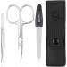 marQus Manicure Set 3 pieces travel set with file from Solingen nail care set nail scissors set and nail set 11. Carbon