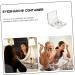  Anneome Anneome 6 Piece Transparent Storage Boxes Durable Empty Eyeshadow Blusher Trays Compact Portable Makeup Storage for Daily Use - Buy Online on GoSupps.com