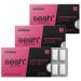 Sesh+ Quit Smoking Aid Nicotine Gum smoking cessation aid 2mg Pomegranate 30 Pieces 3 Pack