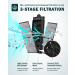 Buy AQQA 3-in-1 Quiet Aquarium External Filter - 480l/h for 30-60L Aquariums | Adjustable Flow & 3 Filter Sponges - International Shipping - Buy Online on GoSupps.com