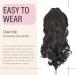 Dcbaboo 18inch Claw Clip in Ponytail Hair Extensions Long Wavy Ponytail Extension Curly Synthetic Pony tails Natural Wave One Piece Hairpiece Fake Ponytail for Women Dark Brown 18 inch 150g Dark Brown - Buy Online on GoSupps.com