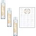 Flavoured Sparkling Water Bundle which Contains VOSS Tangerine and Lemongrass Water Glass Bottle 375ml - Pack of 3 with Grocery List Card - Buy Online on GoSupps.com