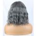SYMEIW Short Silver Grey Wavy Headband Wig for Black Women - Curly Half Wig with Attached Headband - Synthetic Turban Wrap Wigs in Gray - Buy Online on GoSupps.com