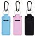 3 Pcs Chapsticks Holder for Lipstick, Lip Balm Gloss Holder, Stocking Stuffers Gift for Women (Pink, Blue, Black)
