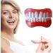 Fnkdor Red Artificial Dentures - Cosmetic False Teeth & Veneers | One Size Fits All - Buy Online on GoSupps.com