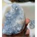 Natural Crystal Rough 390g Natural Rough Blue Crystal geode Cluster Specimen raw Gemstone Quartz Hole Cluster fengshui Decor - Buy Online on GoSupps.com